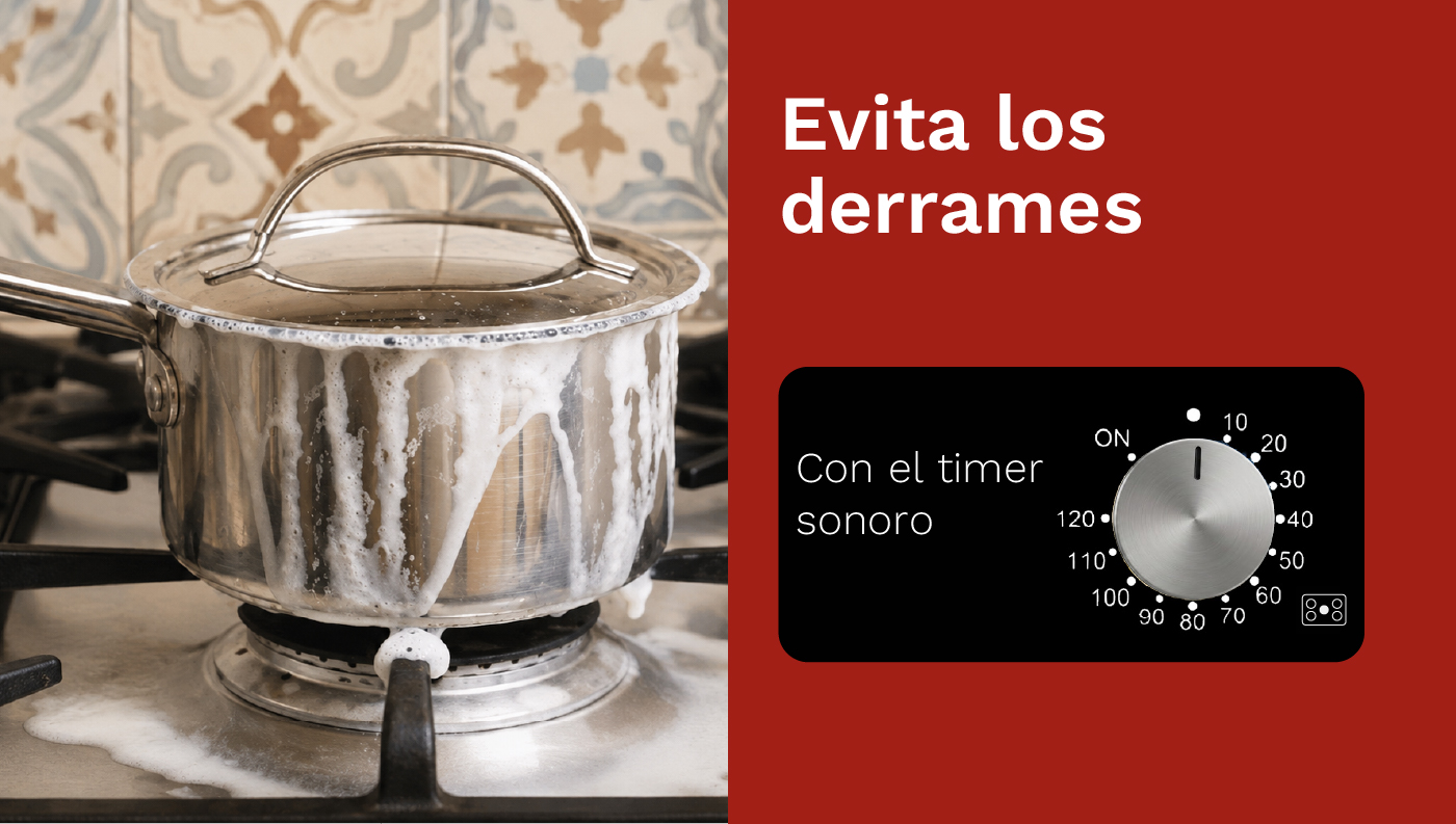 Timer mecánico de la Cocina Empotrable Klimatic AOSTA 90