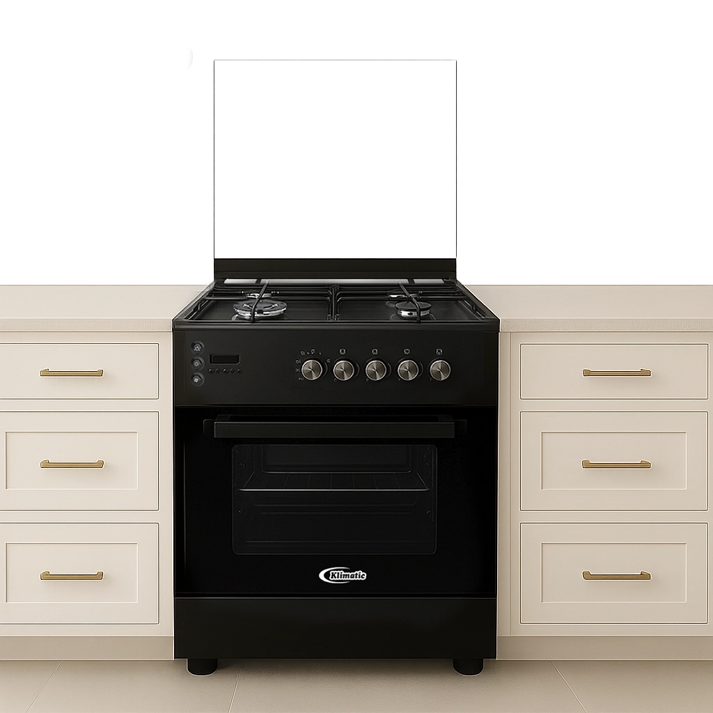 Tricombo Klimatic: Horno a Gas Bonn + Cocina Empotrable Alessia 60 cm + Campana Lineal CK601 Ne