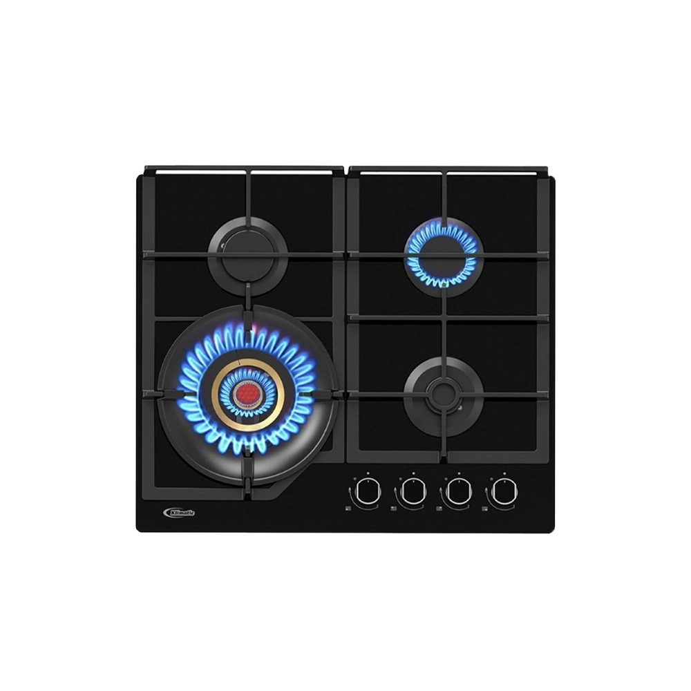 Cocina Empotrable a Gas Klimatic Vulcano 4 hornillas