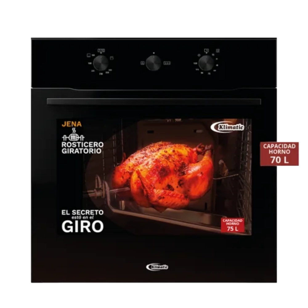 Horno Empotrable a Gas JENA 70 litros
