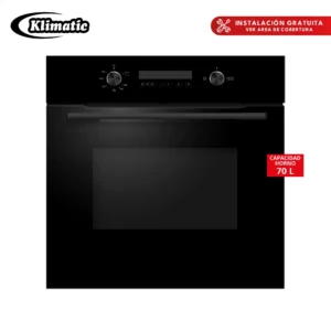 Horno Empotrable a Gas Klimatic BONN BLACK 70L