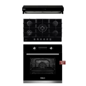 Tricombo Klimatic Cocina Empotrable Aosta 90 + Campana Marken + Horno a gas Bonn