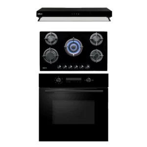 Tricombo Klimatic Cocina Gina X + Campana Haarlem + Horno a gas Bonn Black