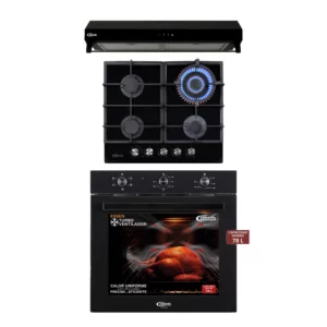 Tricombo Klimatic Cocina Aosta 60 + Campana Marken + Horno eléctrico Essen