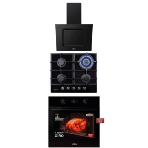 Tricombo Klimatic Cocina Empotrable Trevi 60 + Campana Kamba 60 + Horno a gas Jena